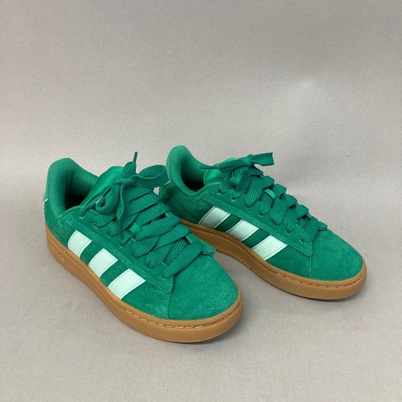 Green suede Adidas Grand Court Alpha  sneakers 8 like new - Picture 1 of 7